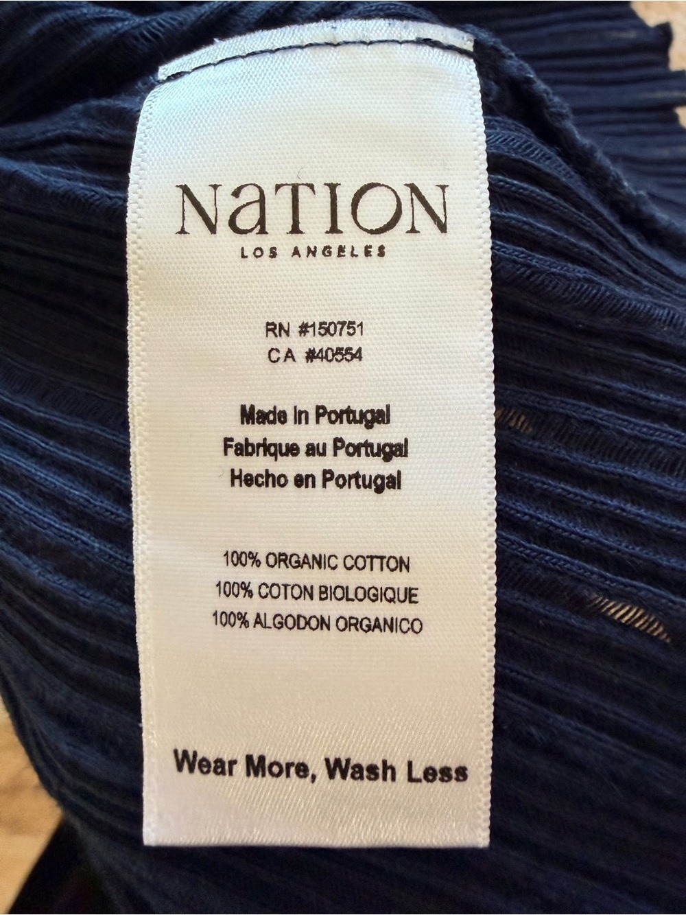 NWT Nation Los Angeles Isabel Tank Night Sky Organic Cotton Knit XL - Picture 9 of 9